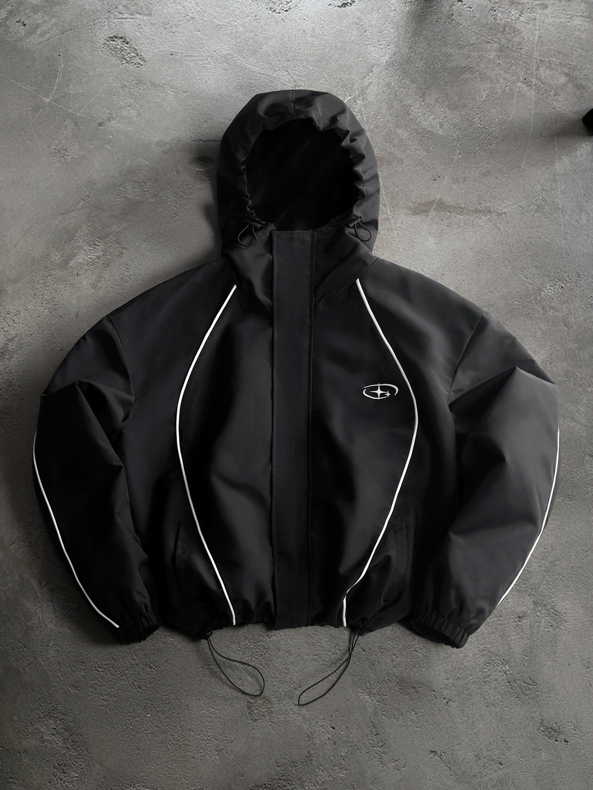 Cropped Y2K Windbreaker